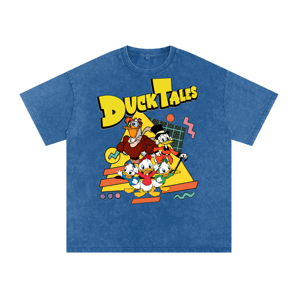 Duck Tales Acid Wash Oversize T-Shirt