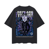 Black Frieza Dragon ball Super Oversize Deep Drop Shoulder Tee