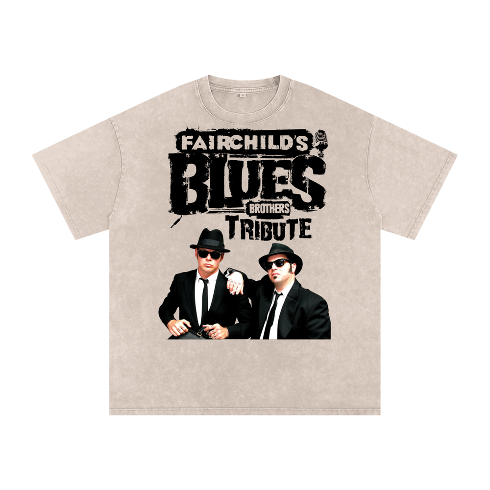 Blues Brothers Acid Wash Oversize T-Shirt