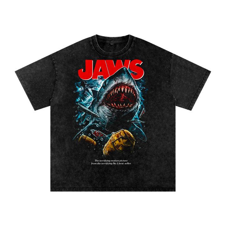 Jaws Acid Wash Oversize T-Shirt