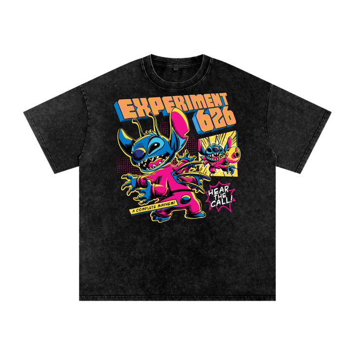 Stitch Acid Wash Oversize T-Shirt