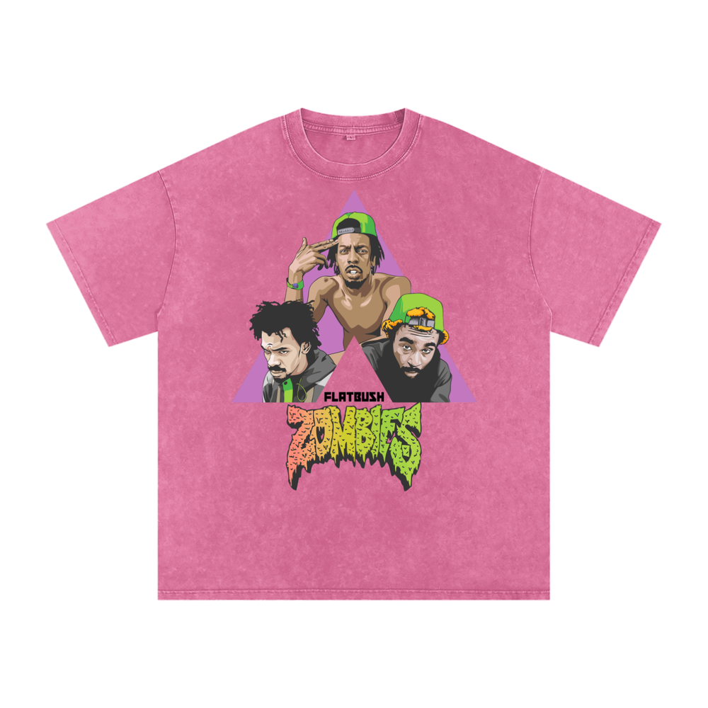 Flatbush Zombie Acid Wash Oversize T-Shirt