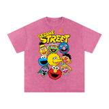 Sesame Street Acid Wash Oversize T-Shirt