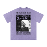 Micheal Myers Acid Wash Oversize T-Shirt