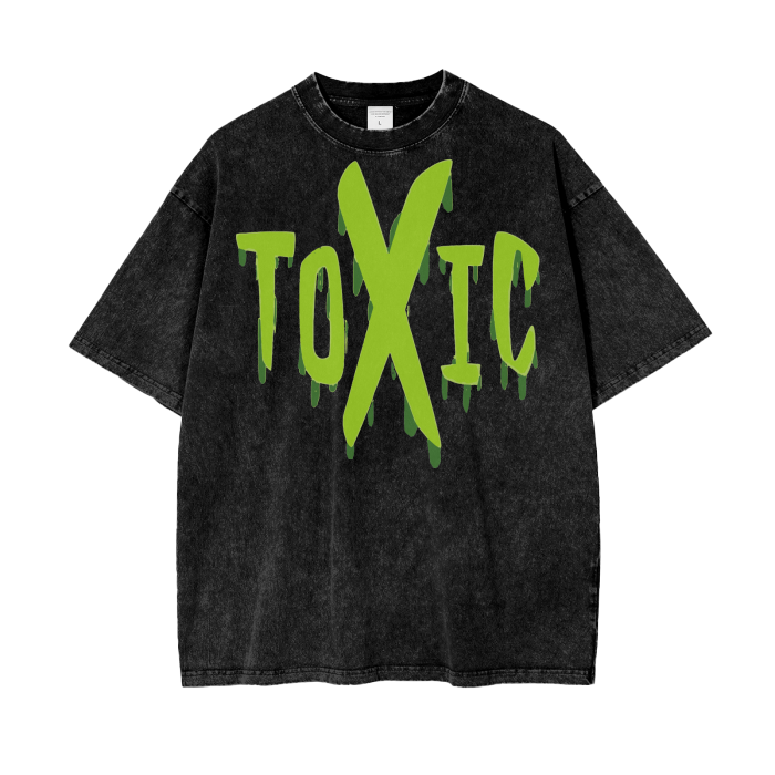 Toxic Acid Wash Oversize T-Shirt