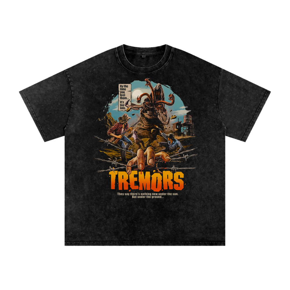 Tremors Acid Wash Oversize T-Shirt