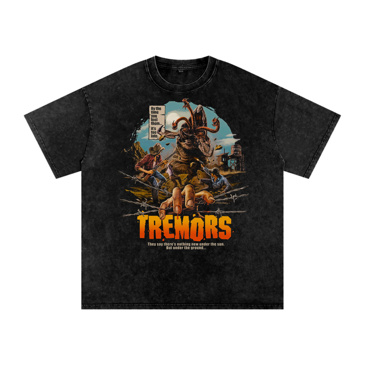 Tremors Acid Wash Oversize T-Shirt