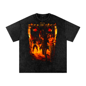The Terminator Acid Wash Oversize T-Shirt
