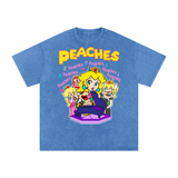 Peaches Acid Wash Oversize T-Shirt