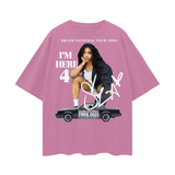 SZA Oversize Deep Drop Shoulder Tee