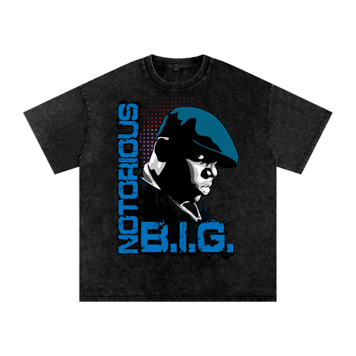 Notorious BIG Acid Wash Oversize T-Shirt