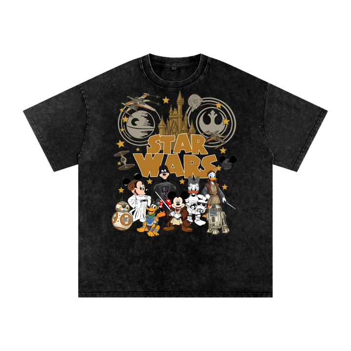 Star Wars Acid Wash Oversize T-Shirt