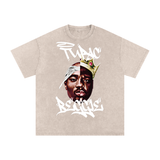 Tupac x Biggie Acid Wash Oversize T-Shirt