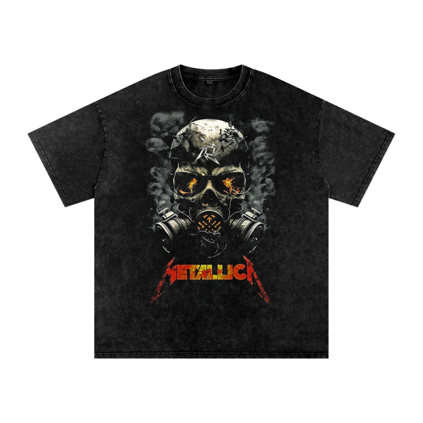 Metallica Acid Wash Oversize T-Shirt