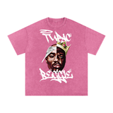 Tupac x Biggie Acid Wash Oversize T-Shirt