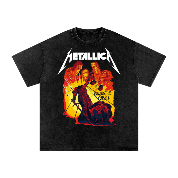 Metallica Acid Wash Oversize T-Shirt