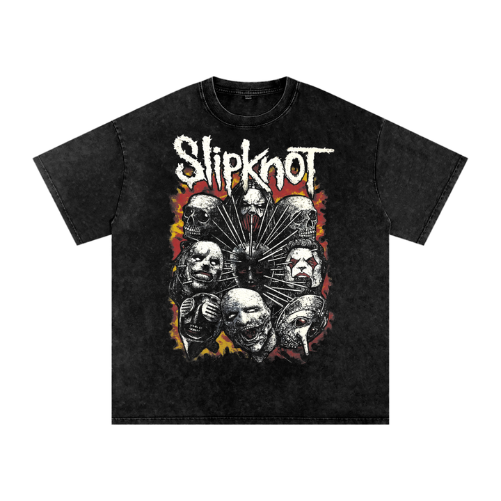 Slipknot Acid Wash Oversize T-Shirt