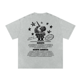 Chris Brown Breezy Bowl Acid Wash Oversize T-Shirt