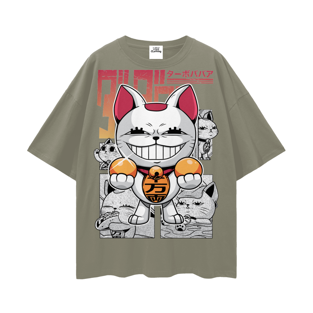 Turbo Granny Dandadan Streetwear Loose Drop Shoulder T-Shirt