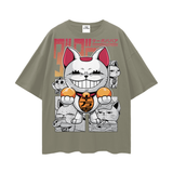 Turbo Granny Dandadan Streetwear Loose Drop Shoulder T-Shirt