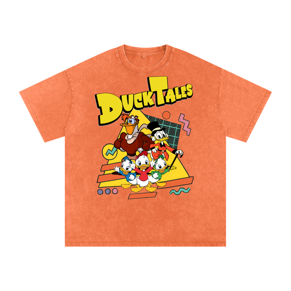 Duck Tales Acid Wash Oversize T-Shirt