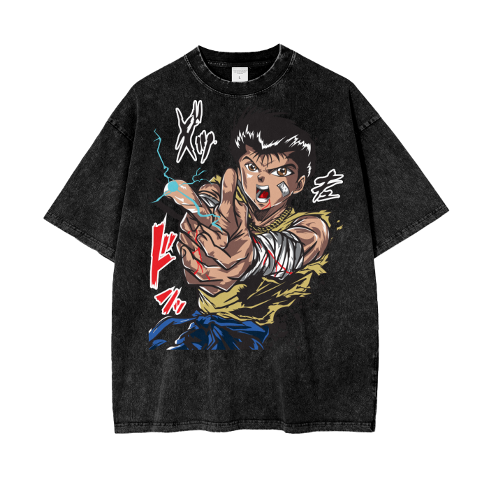 Yusuke Acid Wash Oversize T-Shirt