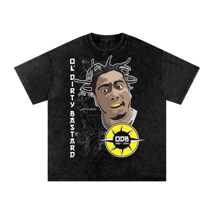 Old Dirty Bastard Acid Wash Oversize T-Shirt