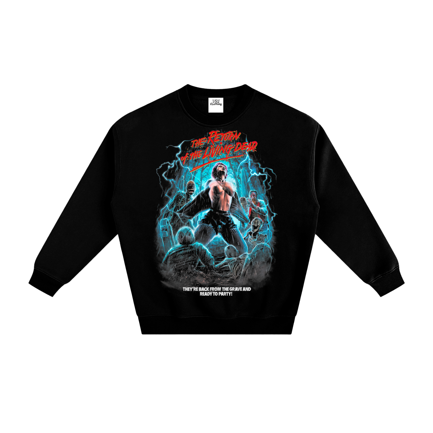 The return of the living dead Fleeced Sweatshirt