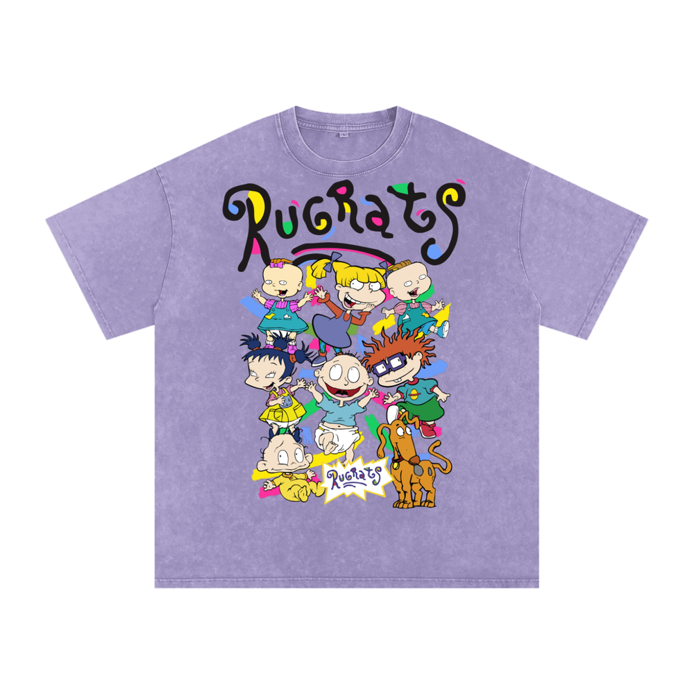 Rugrats Acid Wash Oversize T-Shirt