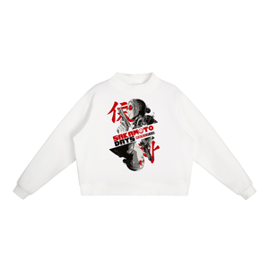 Sakamoto Days Essential Fleece Mid-Neck Crew Sweatshirt