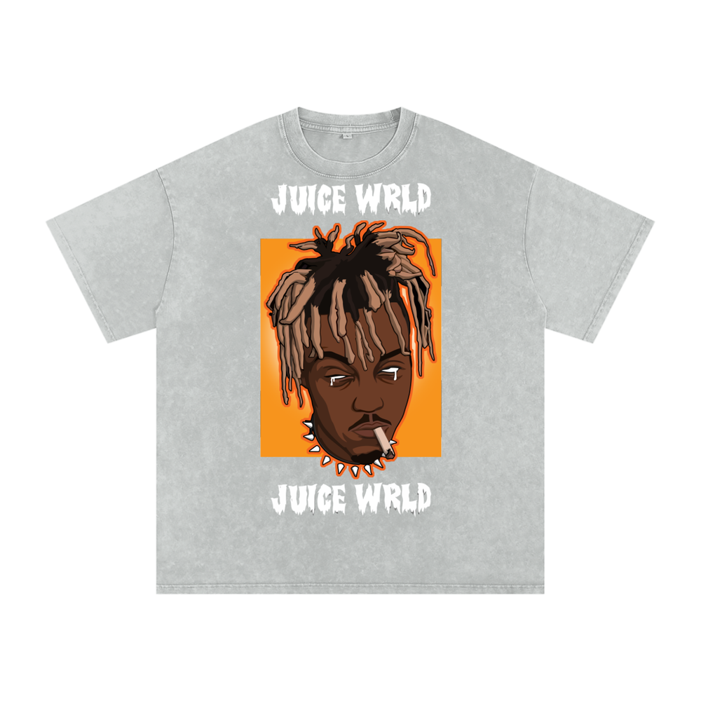 Juice Wrld Acid Wash Oversize T-Shirt
