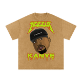 Kanye West Acid Wash Oversize T-Shirt