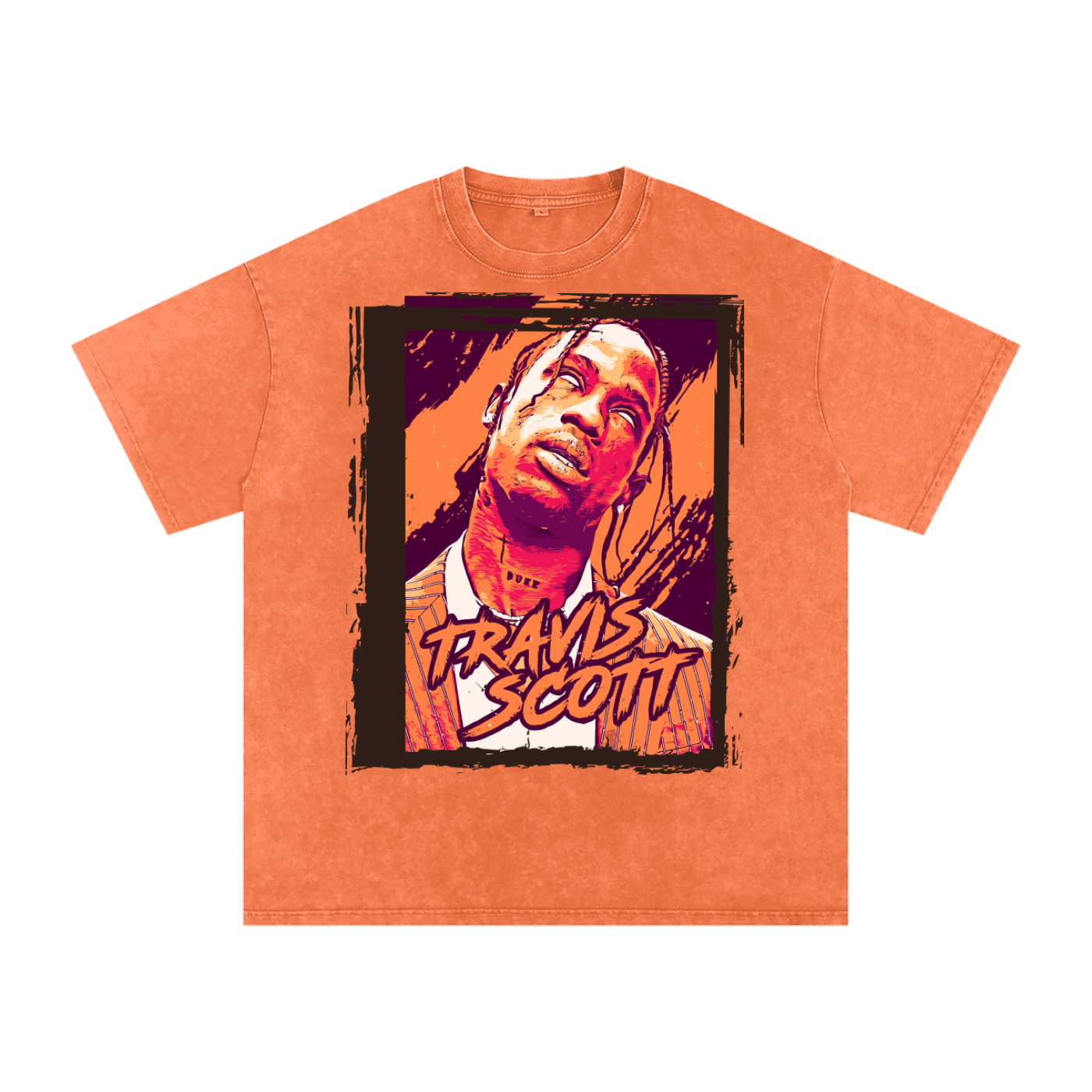 Travis Scott Acid Wash Oversize T-Shirt