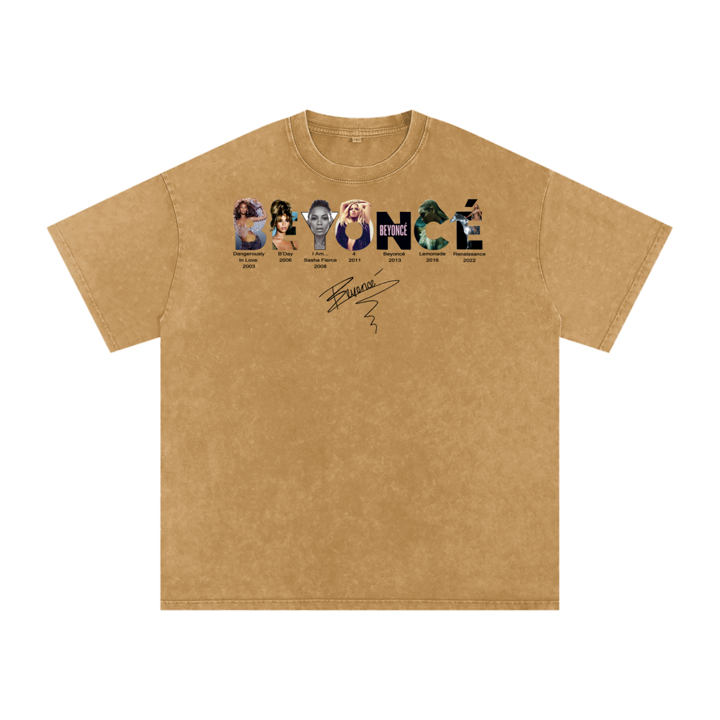 Beyonce Cowboy Carter Acid Wash Oversize T-Shirt
