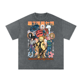 Naruto Shippuden Acid Wash Oversize T-Shirt