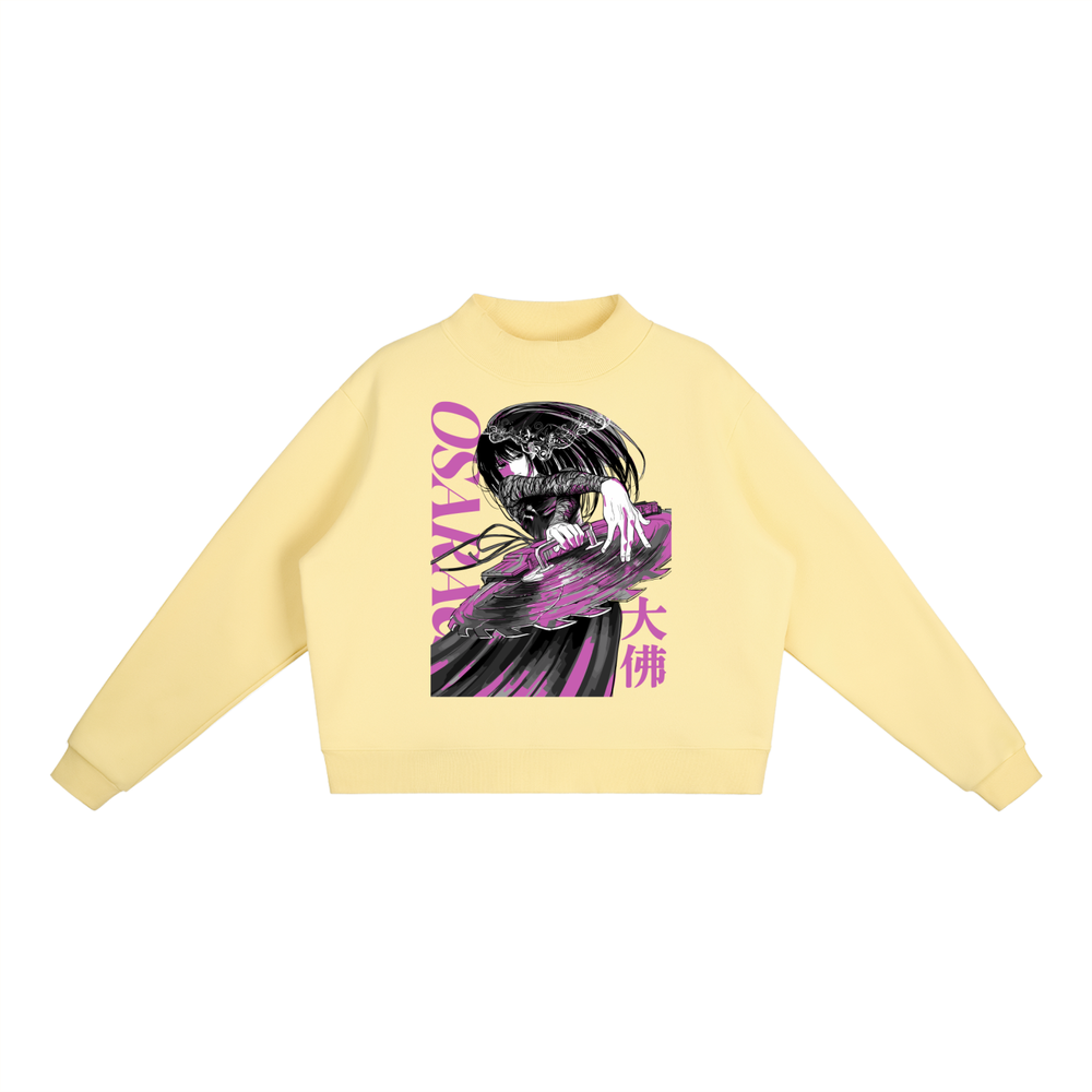Osaragi Sakamoto Days Essential Fleece Mid-Neck Crew Sweatshirt