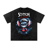 Stitch Acid Wash Oversize T-Shirt
