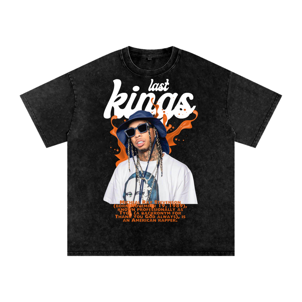 Tyga Acid Wash Oversize T-Shirt