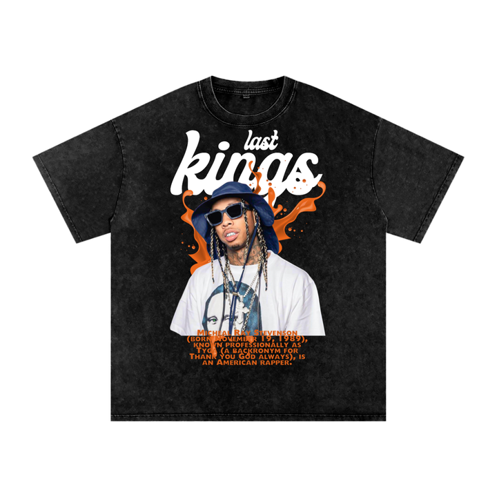 Tyga Acid Wash Oversize T-Shirt