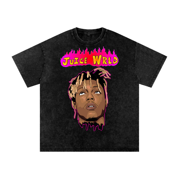 Juice WRLD Acid Wash Oversize T-Shirt