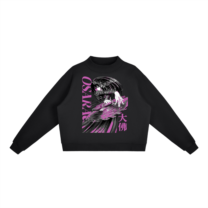 Osaragi Sakamoto Days Essential Fleece Mid-Neck Crew Sweatshirt