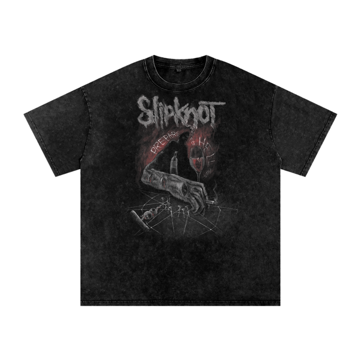 Slipknot Acid Wash Oversize T-Shirt