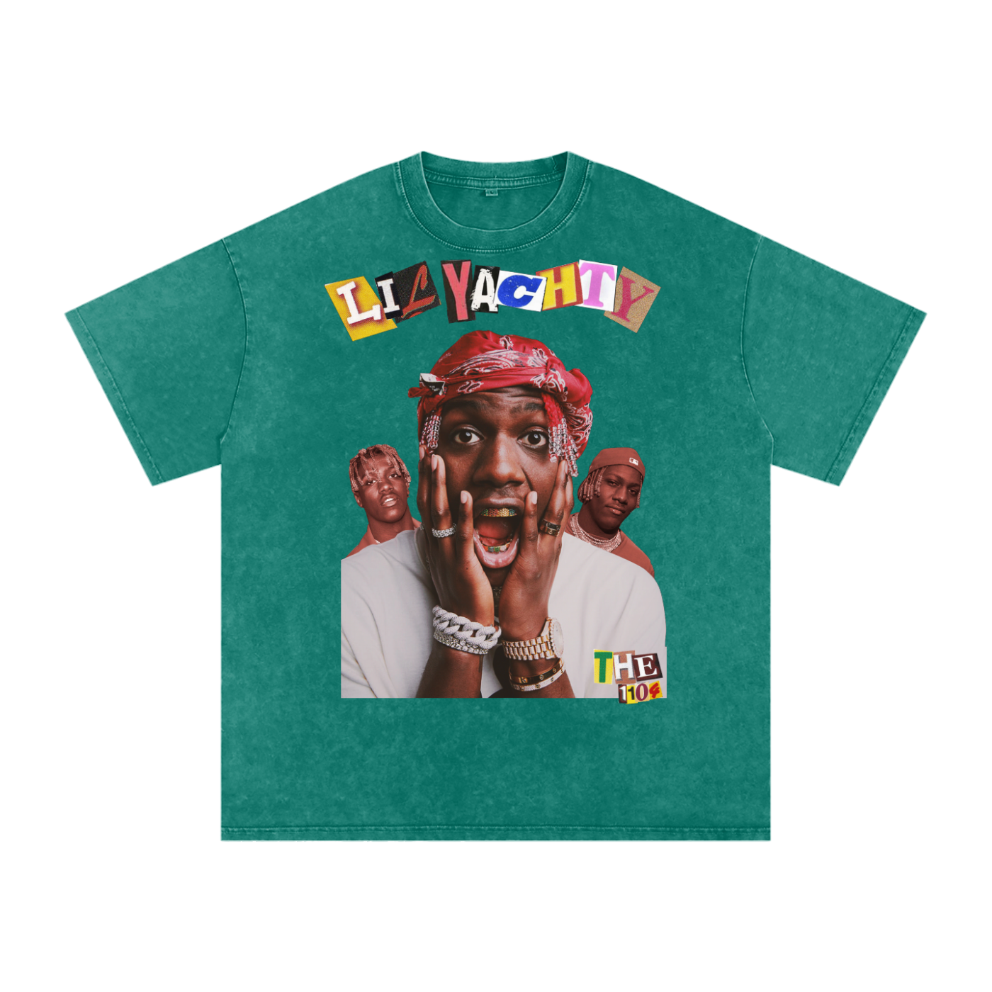 Lil Yachty Acid Wash Oversize T-Shirt
