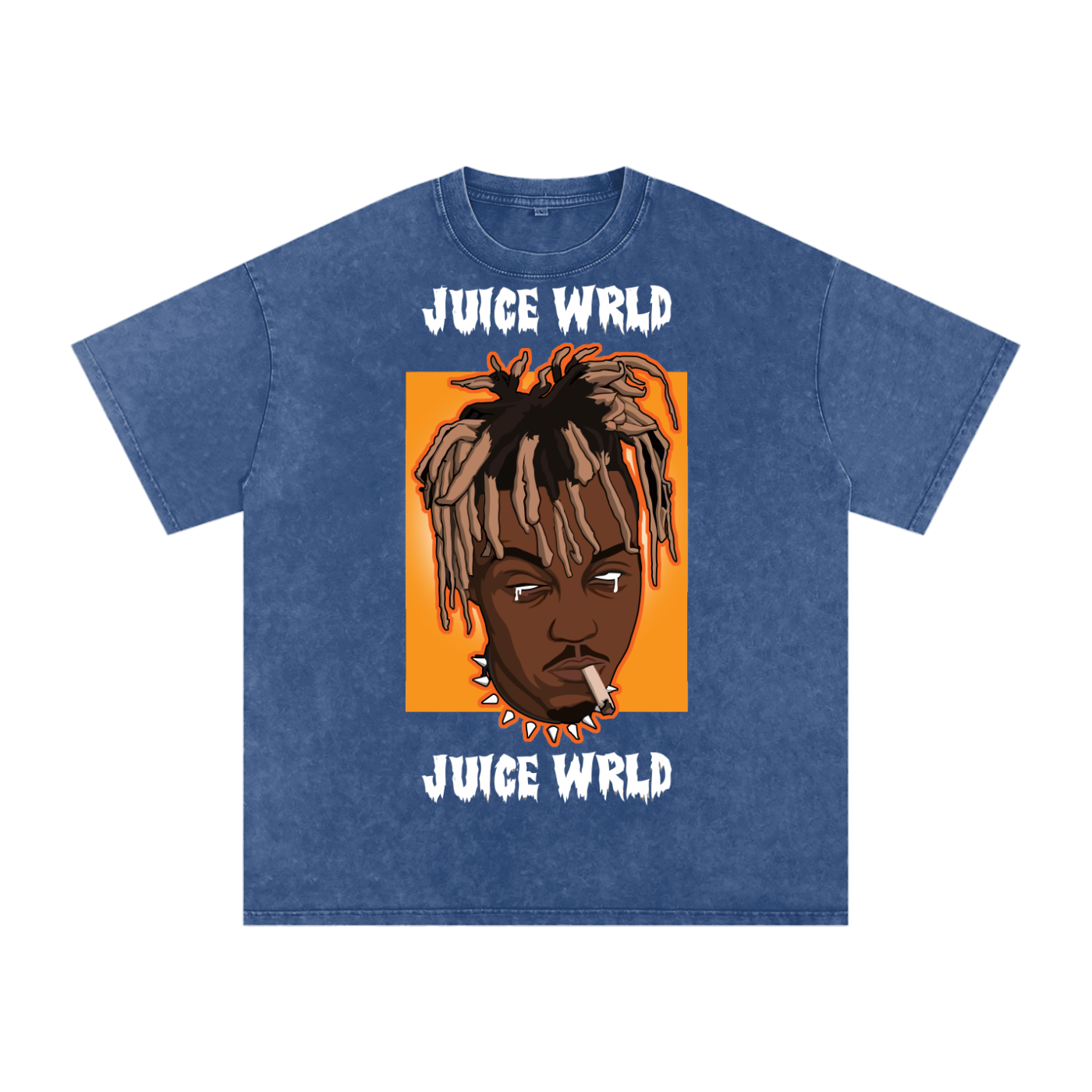Juice Wrld Acid Wash Oversize T-Shirt
