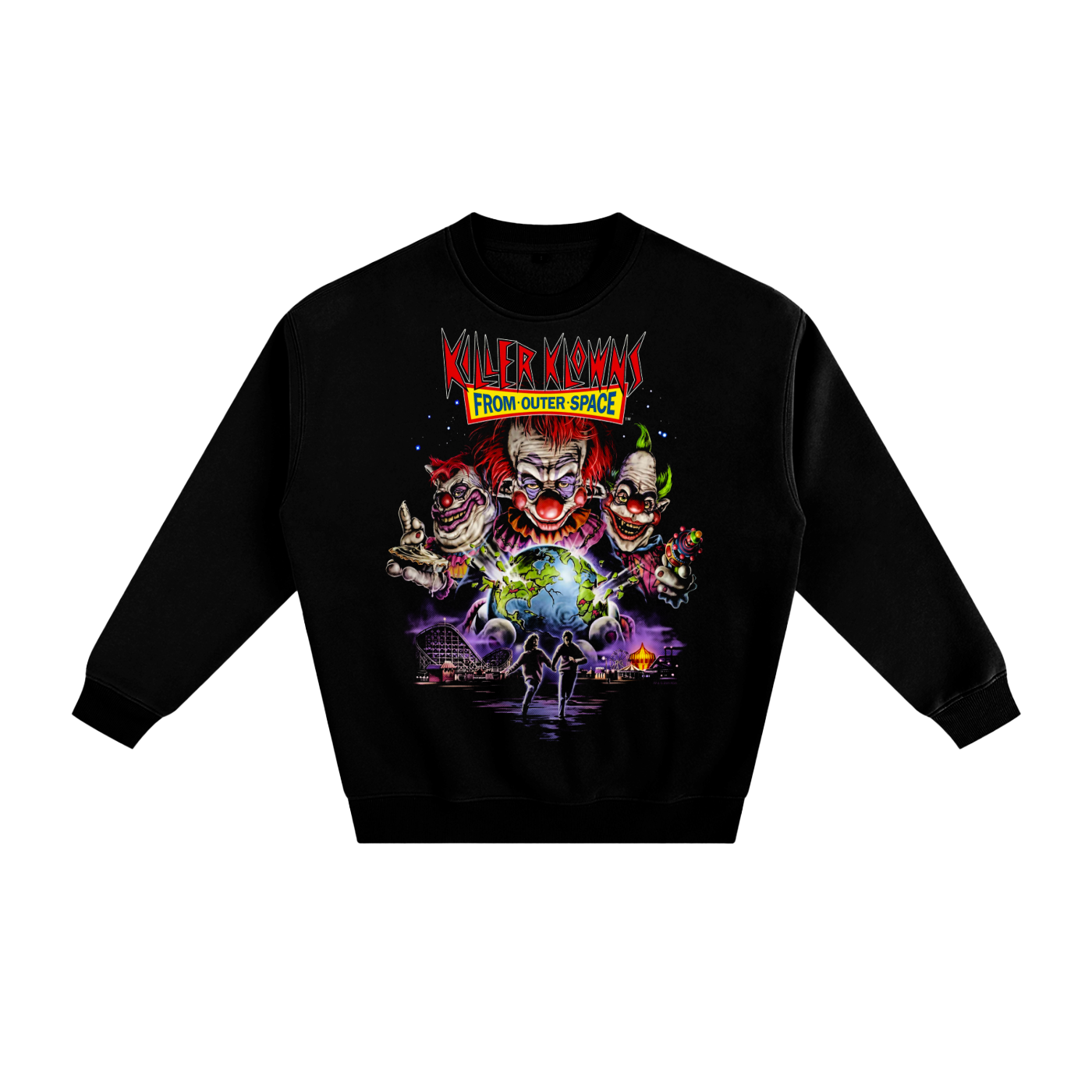 Killer klowns from out of Space Fleeced Sweatshirt