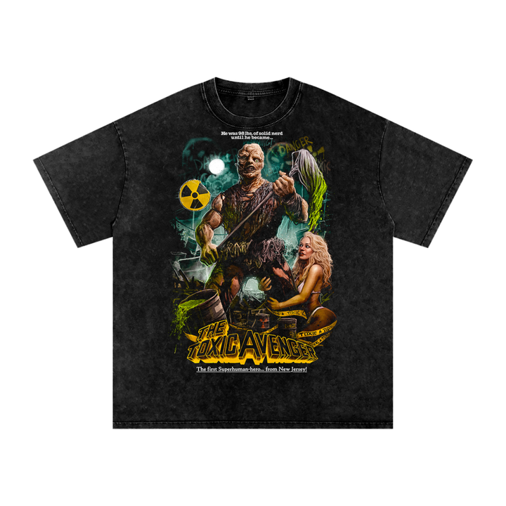 The Toxic Avenger Acid Wash Oversize T-Shirt