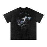 Godzilla Acid Wash Oversize T-Shirt
