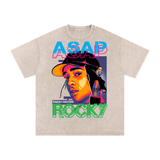 Asap Rocky Acid Wash Oversize T-Shirt