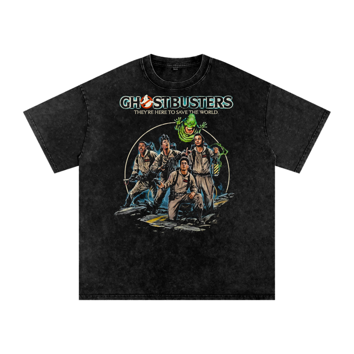 Ghostbusters Acid Wash Oversize T-Shirt