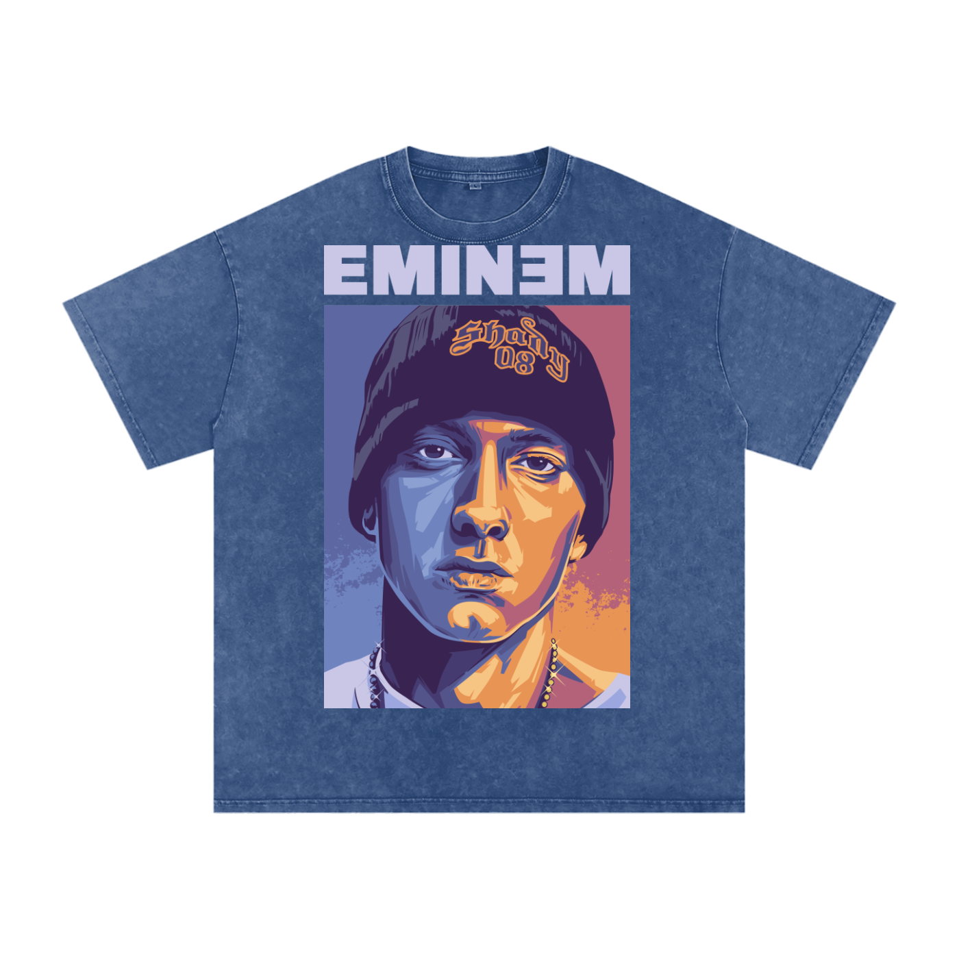 Eminem Acid Wash Oversize T-Shirt